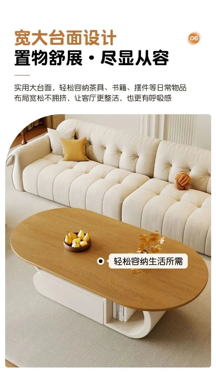 Kitchen Luxury Coffee Table Modern Design Minimalist Aesthetic Coffee Table Books Ornaments Meuble De Salon Home Furniture