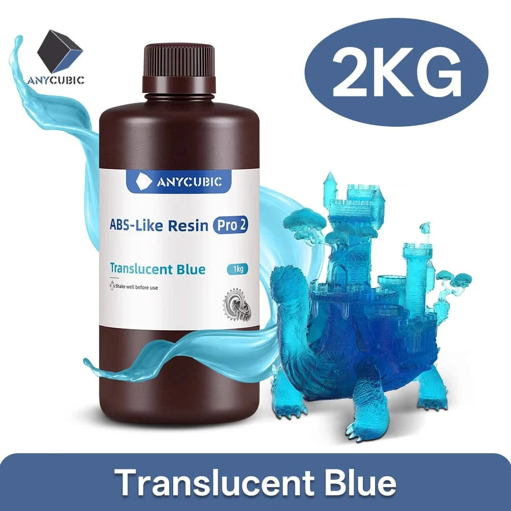 ANYCUBIC Like ABS Pro 2 405nm 3D Printer UV Resin For LCD SLA DLP Printers Quick Curing Liquid Bottle Resina For Photon Mono 2