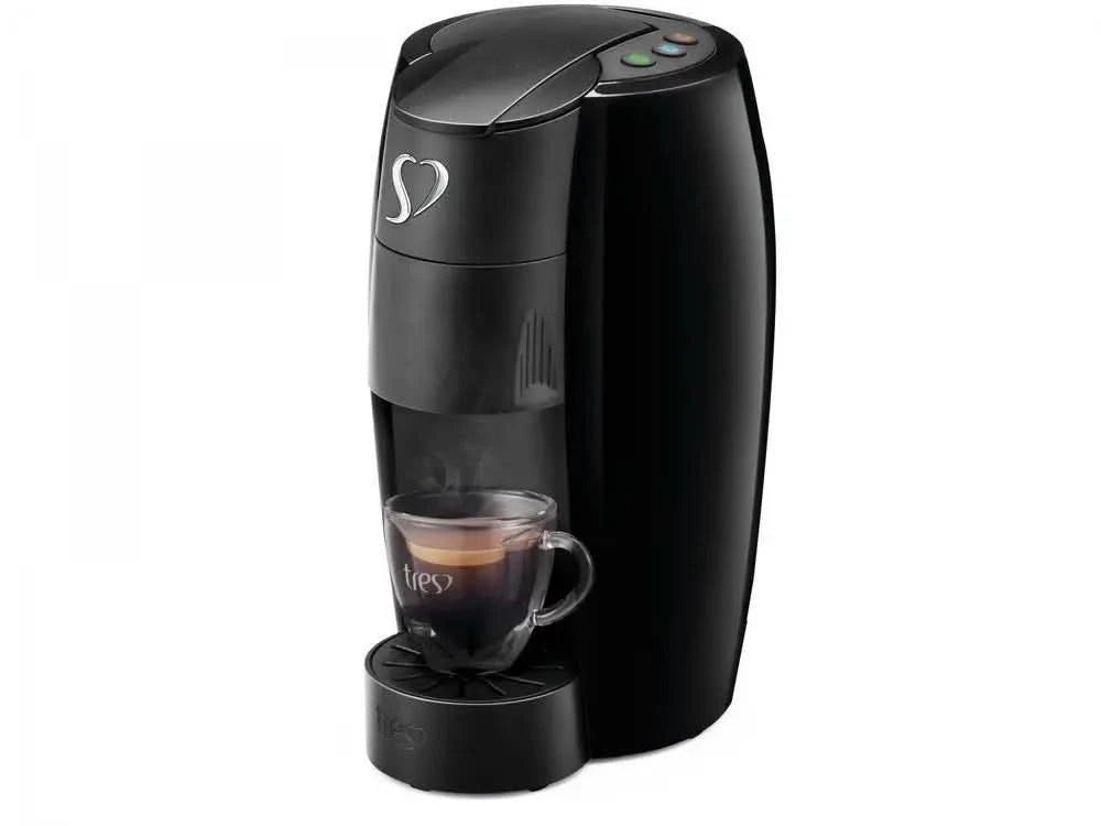 Black Lov 3 Hearts Espresso Coffee Maker-110V