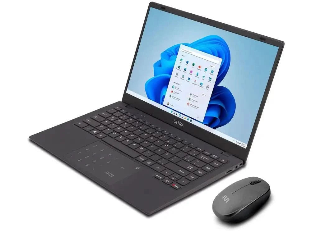 Multi Ultra UB251 Notebook 4GB RAM 128GB eMMC 14 "HD Windows 11 UB251 + Wireless Mouse