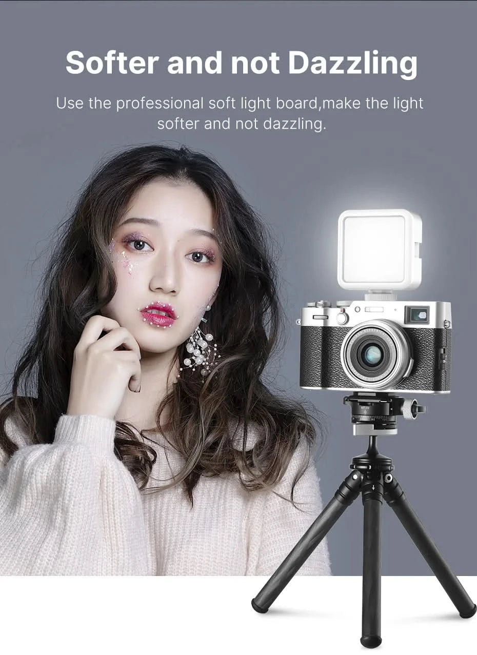 Ulanzi Vl49 Mini LED Video Light 2000mAh 5500K Fill Light for Camera Smartphone Photography Video Light Camera Light