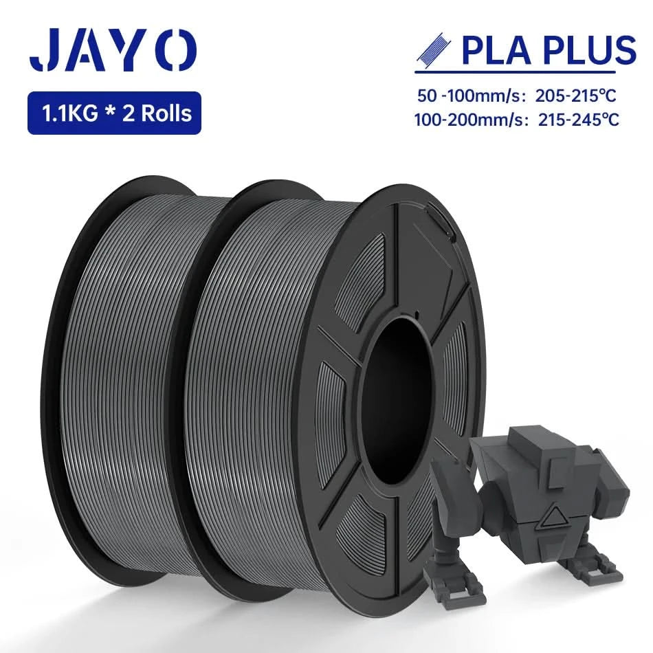 JAYO PETG/PLA/SILK/PLA Meta/PLA+/ABS 2 Rollen 3D-Drucker-Filament 1,75 mm Kreatives Modellmaterial für Kinder für 3D-Stift-Filament