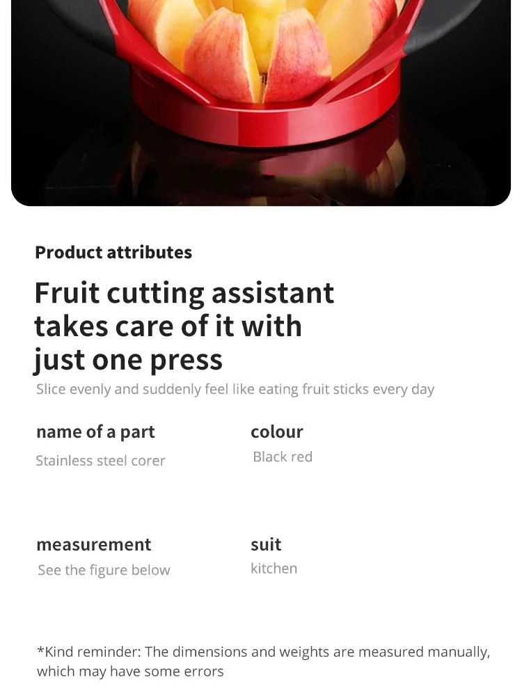 Apple Slicer Stainless Steel Apple Corerpeelerfruit Cuttersuper Sharp Apple Knifemultifunctional Kitchen Tools