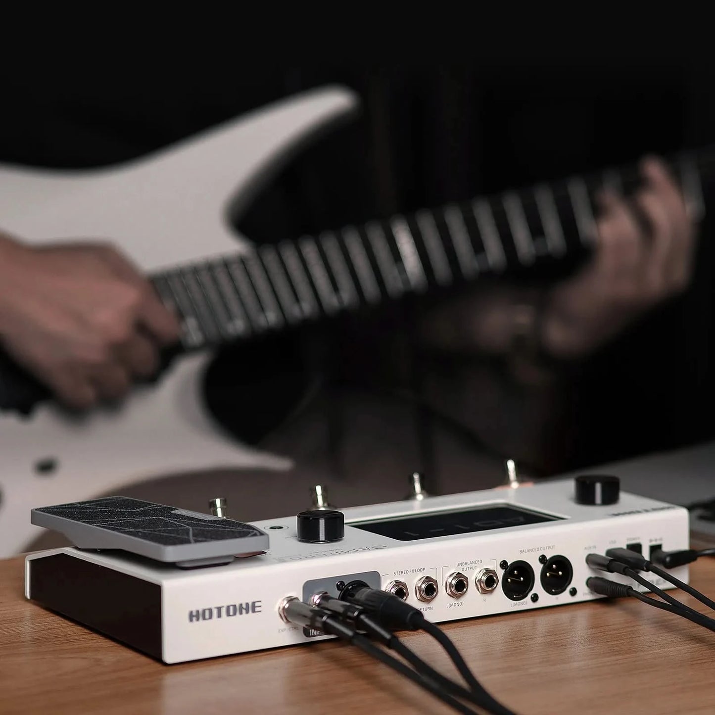 HOTONE New Ampero II MP-350 Touch Screen Guitar Bass Amp Modeling Multi-Effects Pedal Dual Effect Chains with Expression Pedal