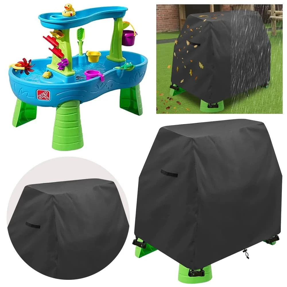 Kids Sand and Water Table Toys Covers Waterproof Outdoor Water Play Table Cover for Step2 Rain Showers Splash Pond Water Table
