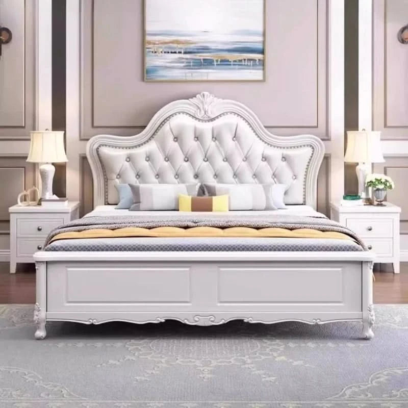 Design Bedroom Bed Children Luxury Single Full Girls Modern Headboards Bed Design Simple Letto Matrimoniale Unique Furniture