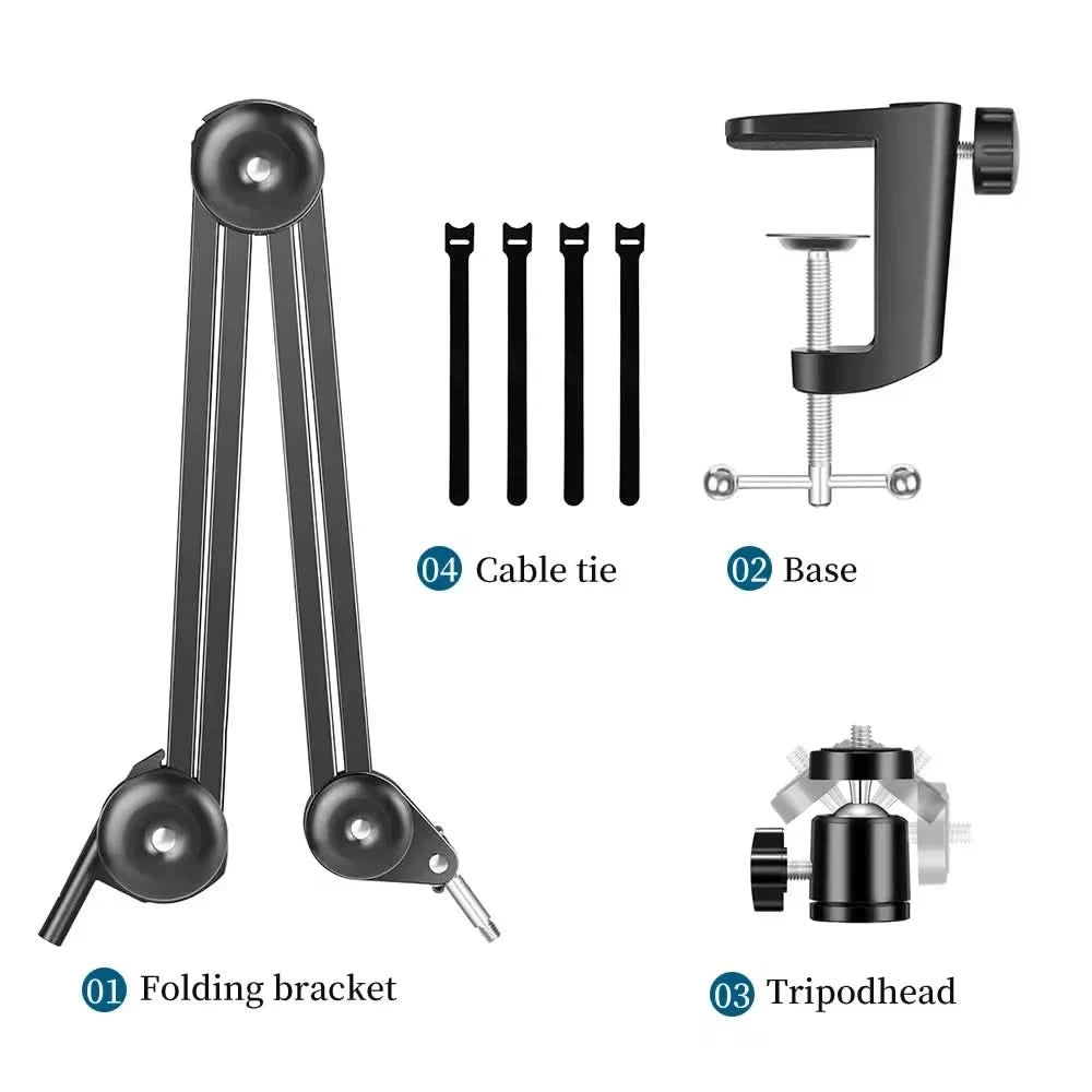 YIZHAN 4K UHD Electron Digital Microscope 1080P 60FPS Video Industrial Welding Camera 150X Lens Folding Stand for PCB Repair