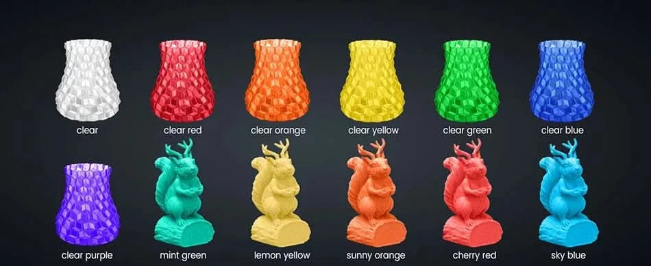 JAYO 3D Filament 1.75mm PLA / PLA Plus / PLA Meta/ Silk PLA+/PLA Matte 3D Prnter Filament 1.1KG For FDM Multicolor Set 10Rolls