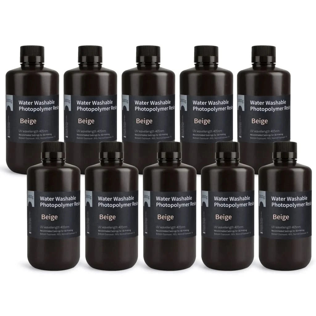 ELEGOO Water Washable 3D Druckerharz LCD UV-härtendes Harz 405nm Standard Photopolymerharz für LCD 3D-Druck 1000g 8 Farben