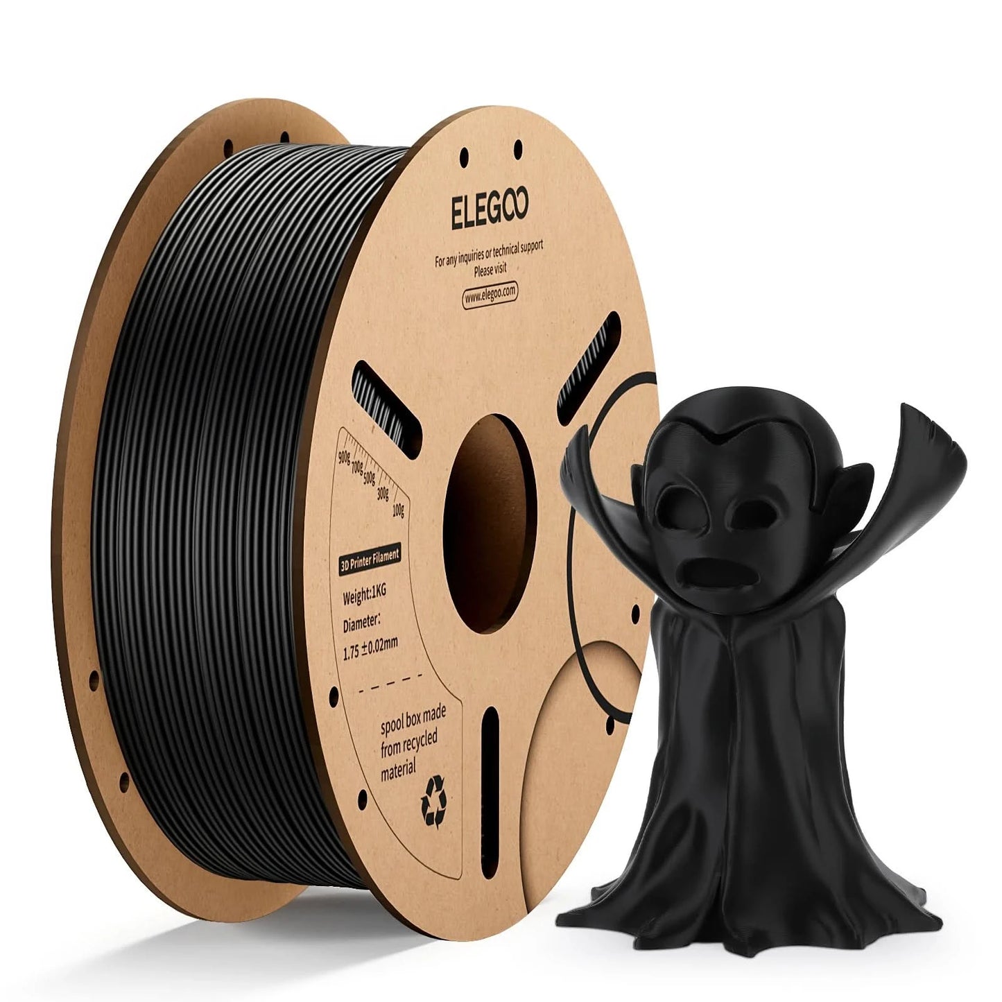 ELEGOO 1.75mm PLA Filament 1kg Plastic 3D PLA for 3D Printer Consumables Material for FDM 3D Printer NEPTUNE 3 PRO