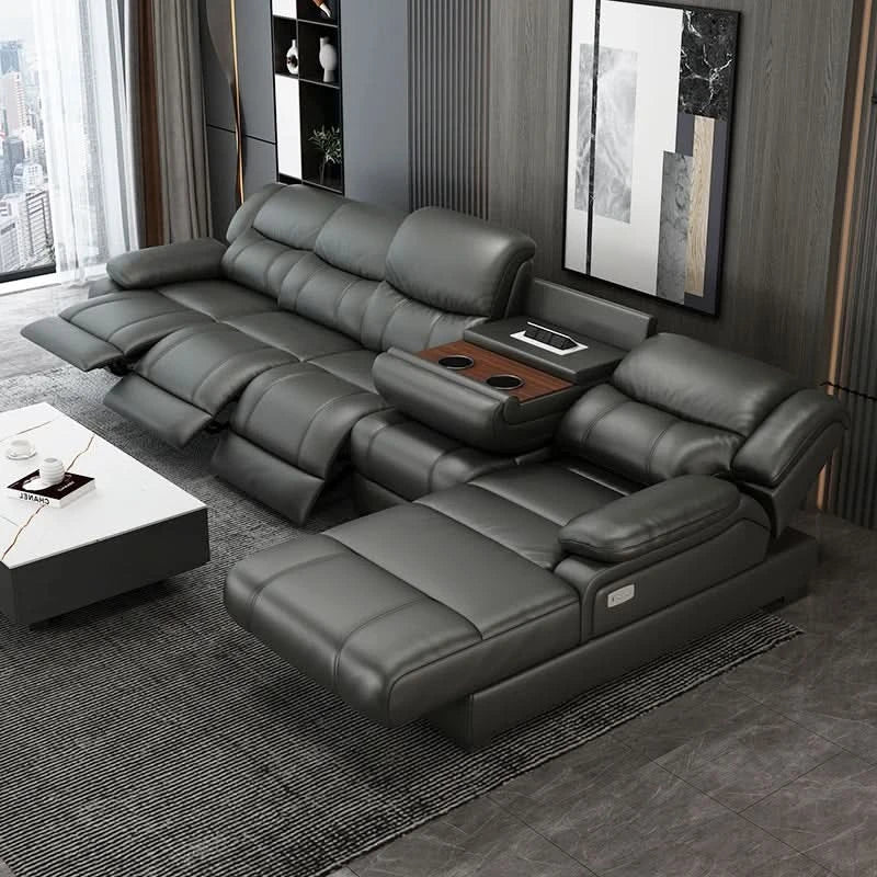 Luxury Function Living Room Sofa Leather Waterproof Designer European Living Room Sofa Reading Children Sofas Camas Furnitures