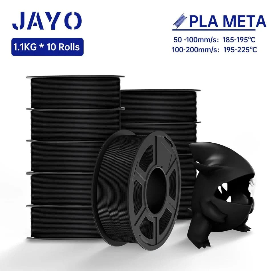 JAYO PLA / ABS / PETG / Silk / ASA / TPU / PLA+ Filament 10 Rollen 3D-Drucker-Filament 1.75MM 0.65/1/1.1KG sauber gewickeltes 3D-Filament