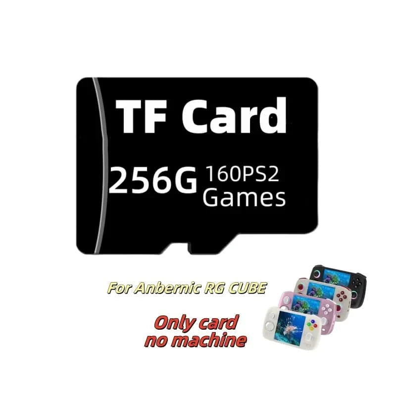 Spielkarte für Anbernic RG CUBE TF-Karten-Speicherkarte Retro-Spiele PS2 PSP PS1 3DS Android Handheld-Spielkonsole Gaming 512G Geschenk