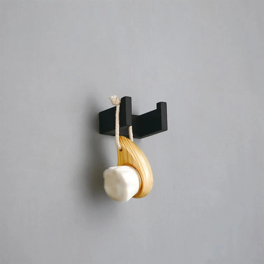 Stainless Steel Black Wall Mounted Screw Hook Paper Holder Towel/ Tissue Holder Towel Bar Bathroom Accessories
