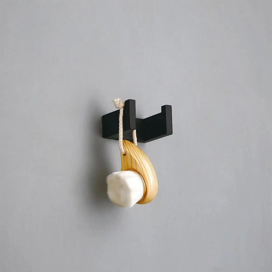 Stainless Steel Black Wall Mounted Screw Hook Paper Holder Towel/ Tissue Holder Towel Bar Bathroom Accessories