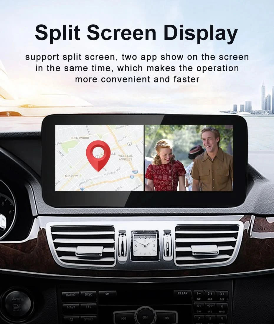 STWE Neues Auto Multimedia Drahtloses Android AUTO CarPlay 10,25 Zoll 12,3 Zoll Bildschirm für Mercedes Benz E-Klasse W212 Auto-Videoplayer