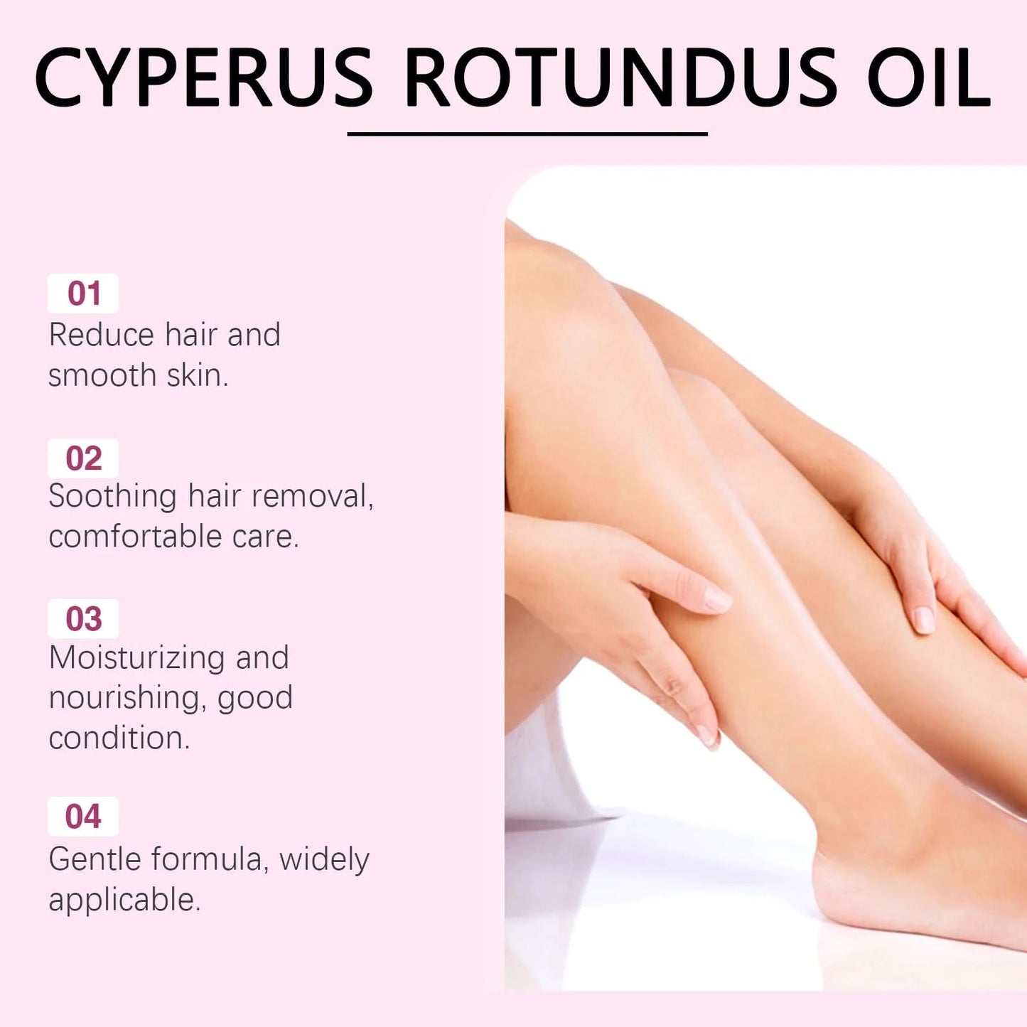 Hair Removal Care Essential Oil: Gentle Skin Care, Clean Hair Removal, Moisturizing, Daily Care Essential Oil