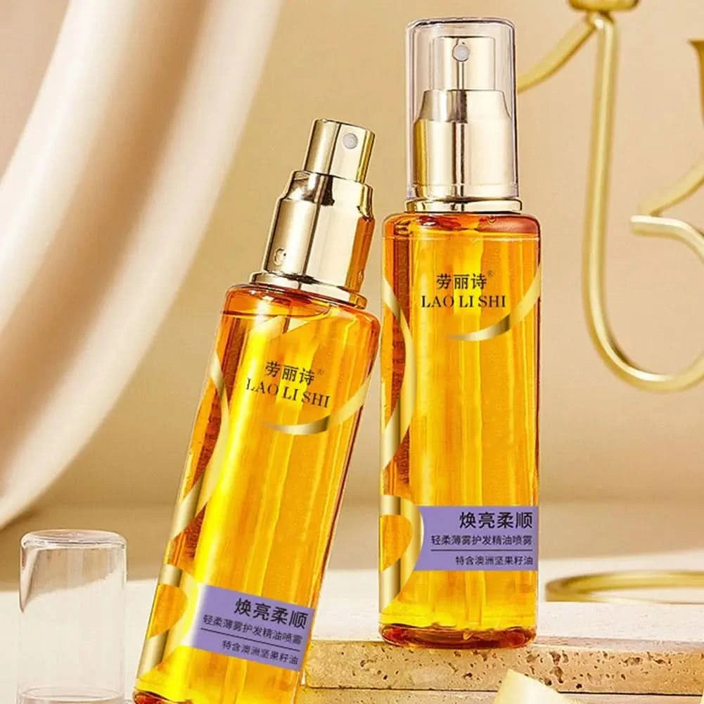 Haaröl-Spray Duft-Haarmaske Nährendes Pflegeöl Tiefenwirksam Feuchtigkeitsspendendes Lockenspray Geschenk Haarpflegeserum für Frauen