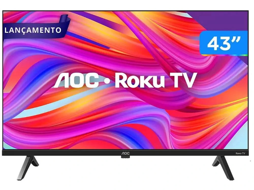 Smart TV 43 "Full HD DLED AOC 43S5045/78G VA Wi-Fi 3 HDMI 1 USB