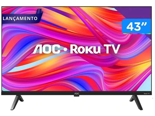 Smart TV 43 "Full HD DLED AOC 43S5045/78G VA Wi-Fi 3 HDMI 1 USB