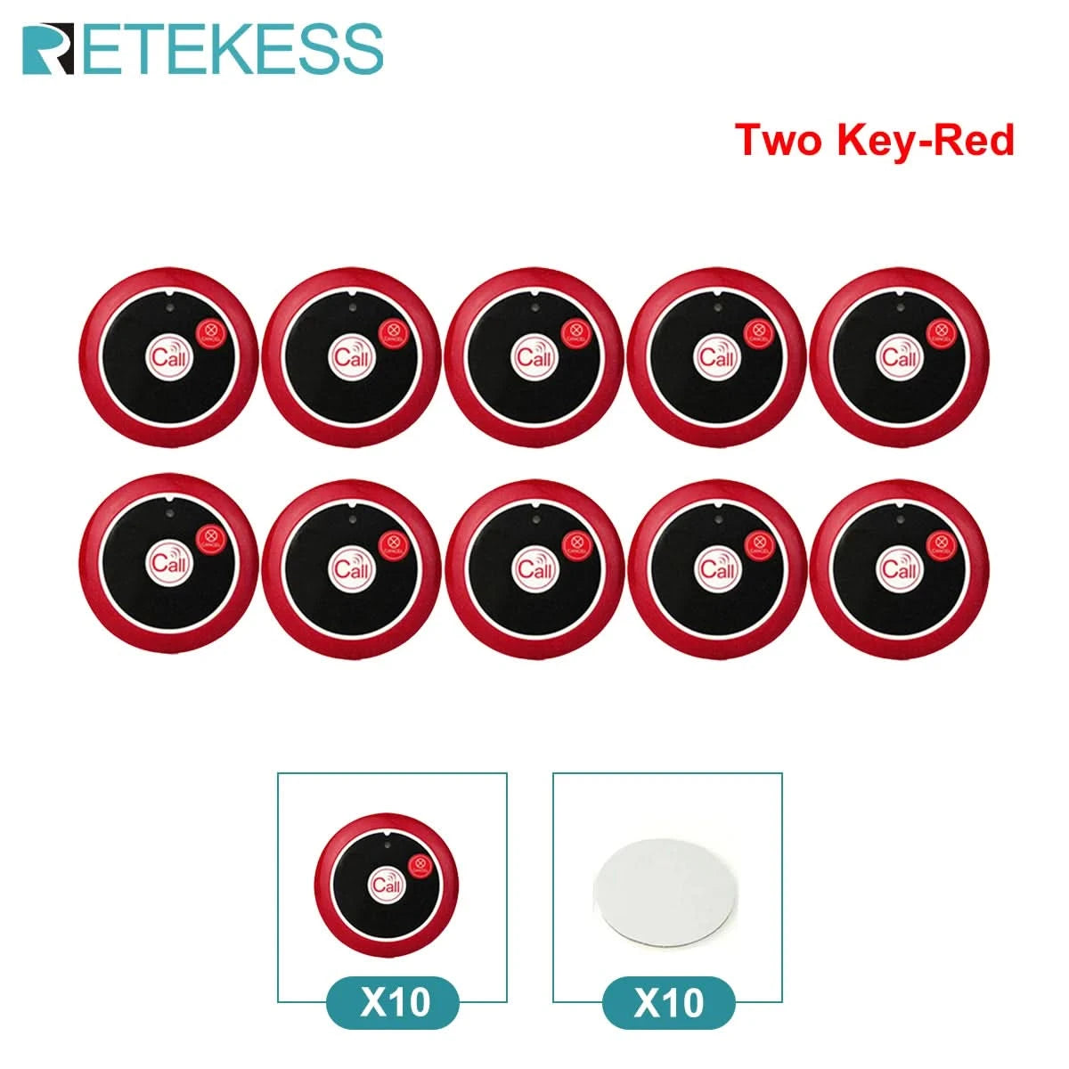 Retekess Wireless Calling System Restaurant Pager TD108 Waterproof Watch Receiver T117 Waiter Call Buttons For Hookah Cafe Bar