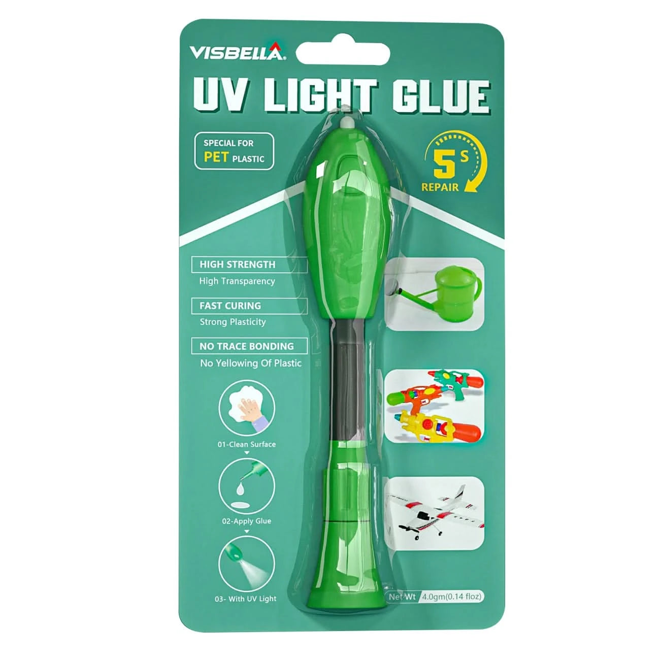 UV-Kleber Super Bonding Schweißkleber-Set UV-härtender Kleber 5 Sekunden Fix Klebstoff Dichtmittel Klebe- & Schweißkleber-Set