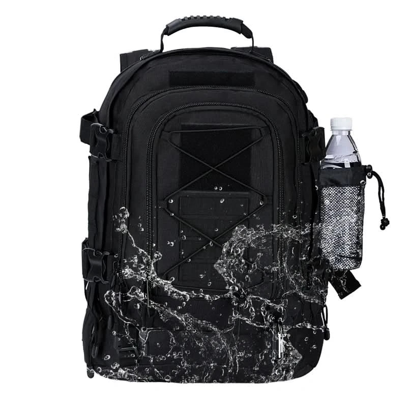 LQARMY 60L Military Tactical Backpack Army Assault Rucksack Outdoor 3Day Expandable Travel Backpack Hiking Molle Bug Out Bag
