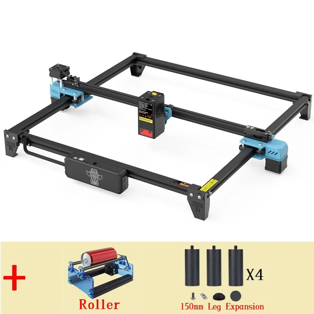 TwoTrees 130W CNC-Lasergravurmaschine TTS-20 PRO APP WLAN-Steuerung Glas Metall Lasergravierer Holz Lederschneidemaschine