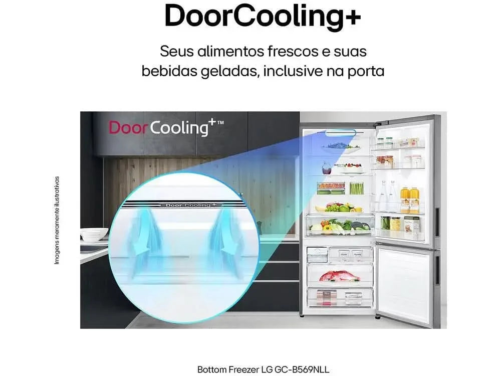 LG Frost Free Smart Inverse Refrigerator/Cooler-110V