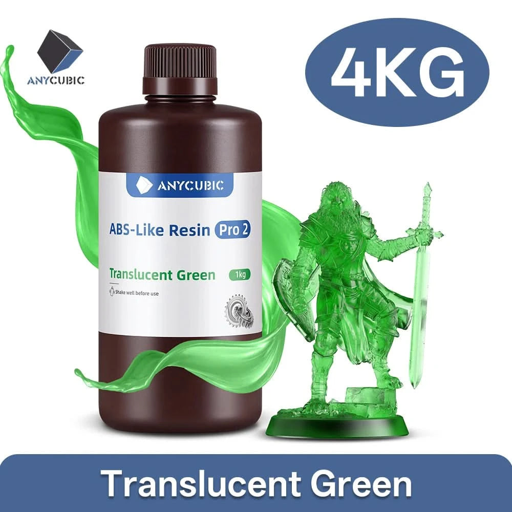 ANYCUBIC Like ABS Pro 2 405nm 3D Printer UV Resin For LCD SLA DLP Printers Quick Curing Liquid Bottle Resina For Photon Mono 2