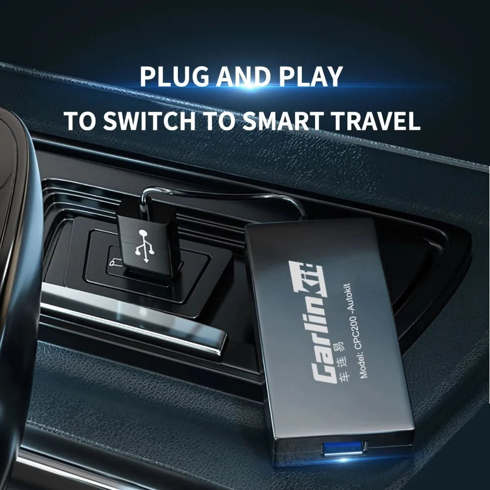 Wireless CarPlay Dongle für Android Auto Wireless Android Auto Carlinkit Car Play iOS Mirror Screen Mirrorlink USB Adapter CCPA