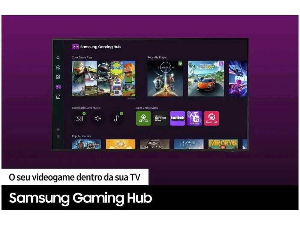 Smart TV 50" 4K UHD LED Samsung 50DU7700