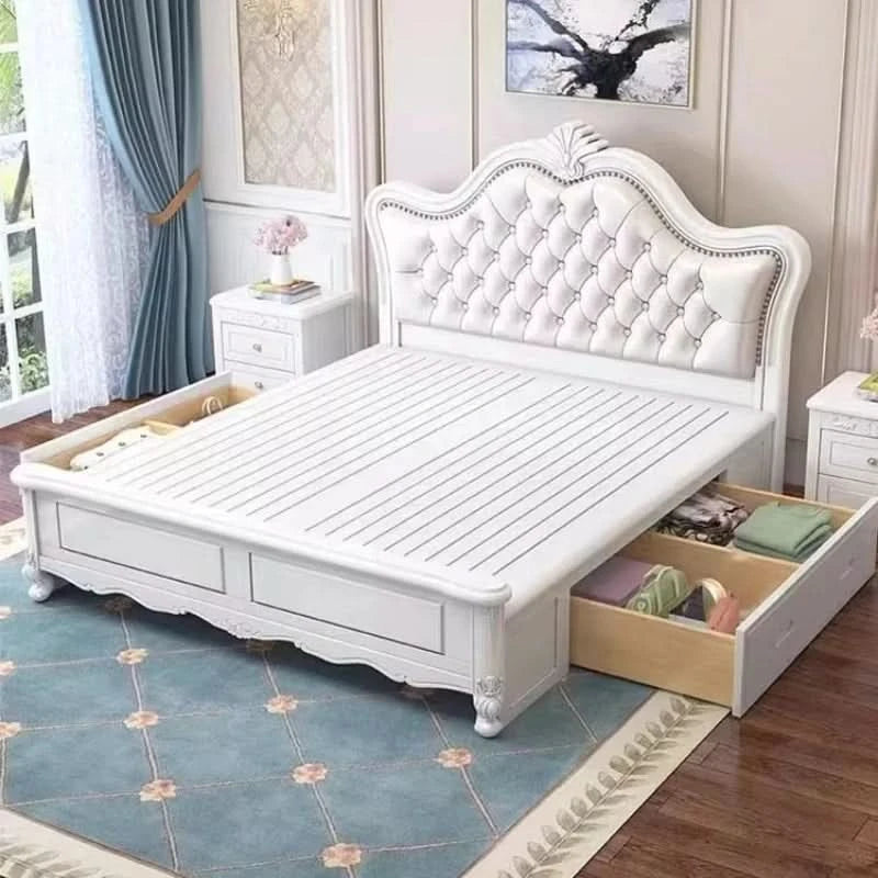 Design Bedroom Bed Children Luxury Single Full Girls Modern Headboards Bed Design Simple Letto Matrimoniale Unique Furniture