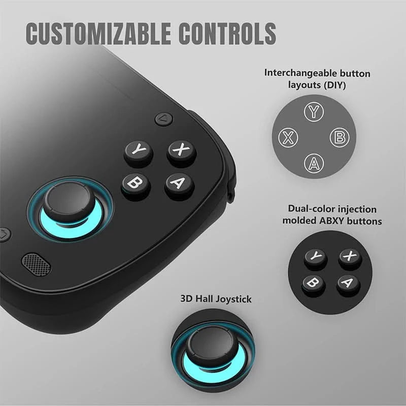 Retroid Pocket Flip 2 RP Flip 2 Retro Handheld-Spielkonsole Videospielkonsole 5,5'' AMOLED-Touchscreen PSP PS2 SD865 Android13