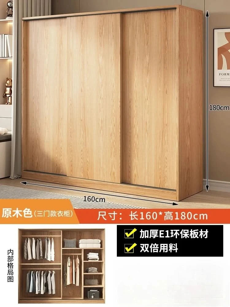 ZEco White Design Kleiderschränke Organizer Schiebetür Schlafzimmer Schrank Kleiderschränke Aufbewahrungsregal Armoires De Chambre MöbelZ