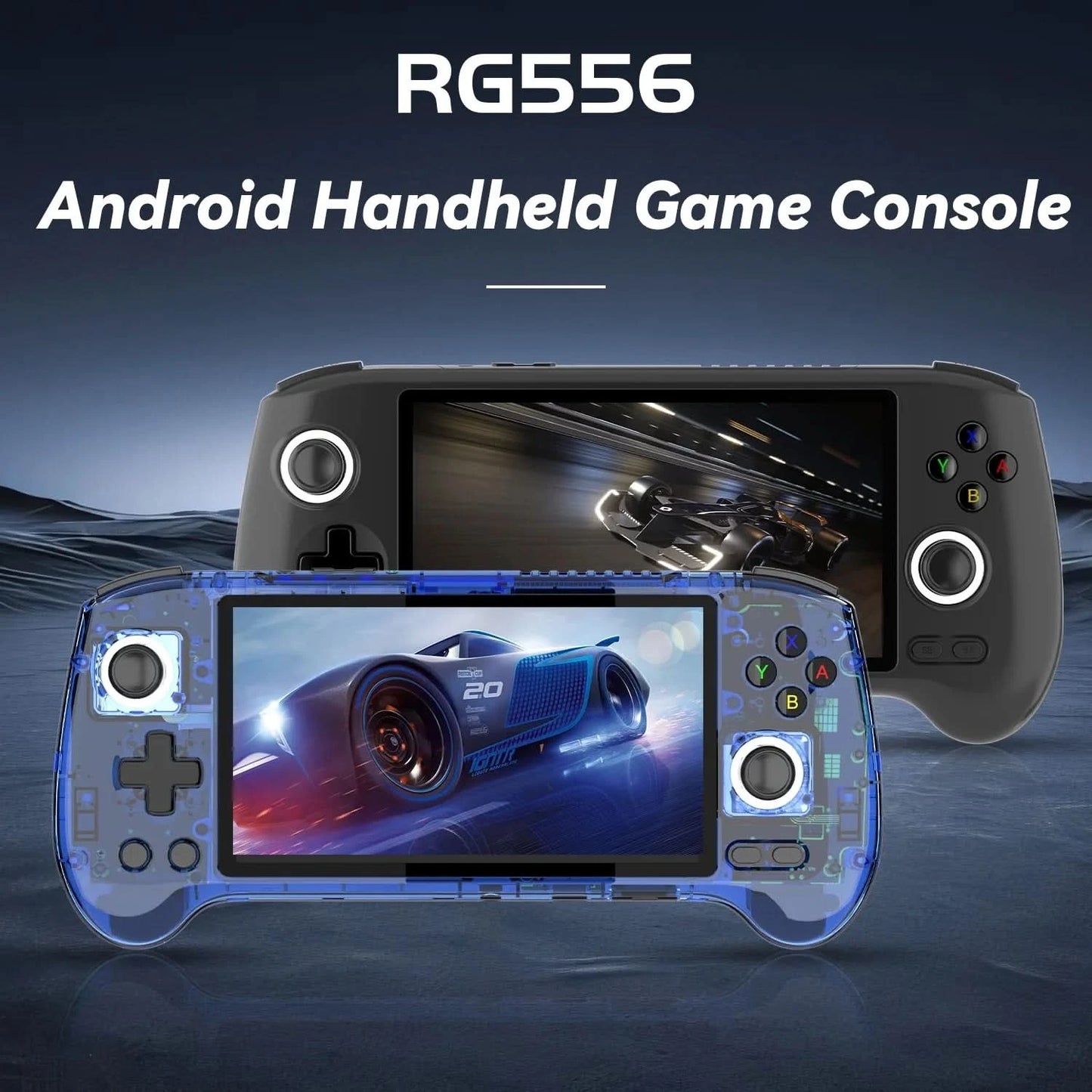 ANBERNIC RG556 Handheld Game Console Unisoc T820 Android 13 5.48 inchOLED Screen WIFI Bluetooth Retro Portable PS2 Video Players