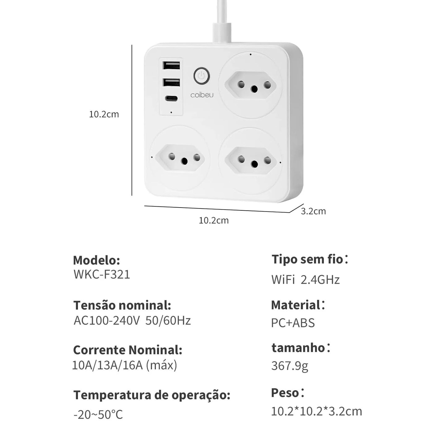 Smart Switch with socket, Brazil line filter, smart plug, USB socket, Smart Switch, Smart Socket