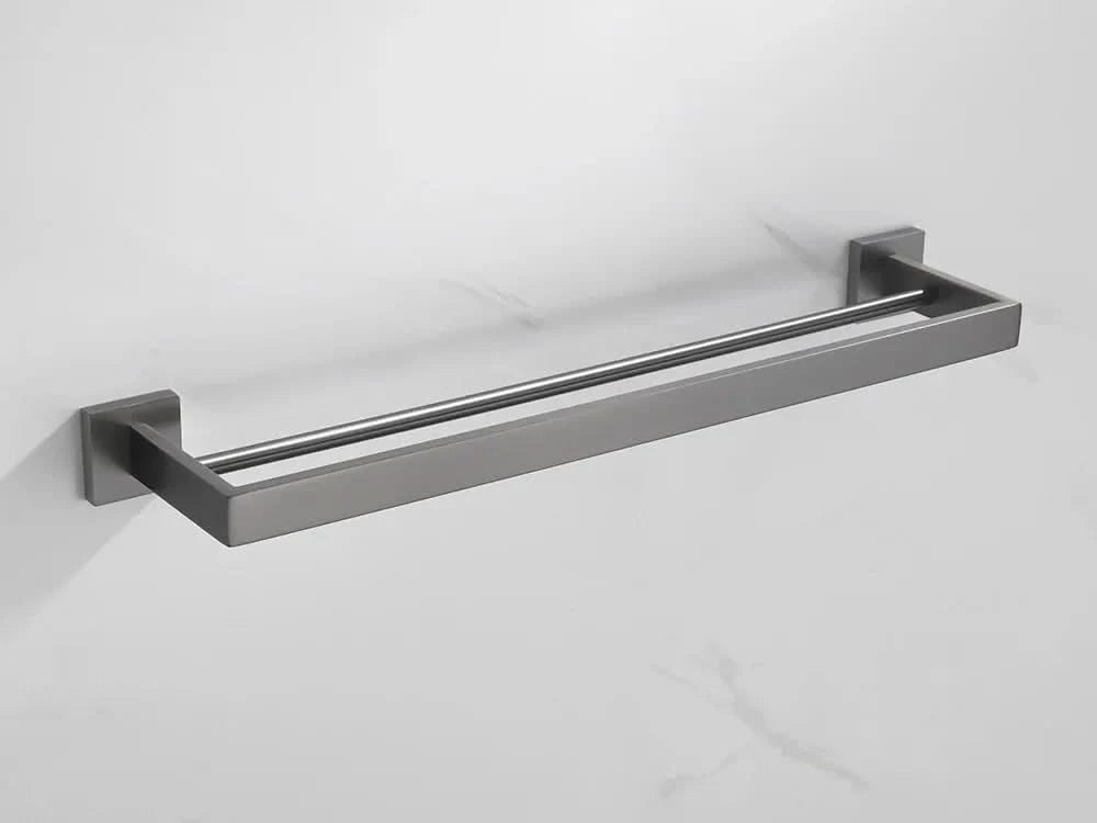 Gunmetal Stainless Steel Bathroom Accessorie Hardware Towel Rack,Toilet Paper Holder, Robe Hook, Towel Bar