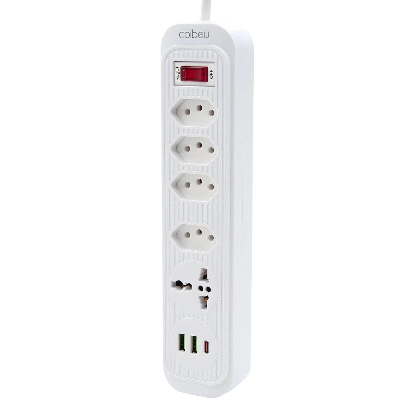 Mehrfachsteckdose, Steckdosenleiste, USB-Steckdose, Steckdosenleiste mit Filter, Steckdosenleiste, Verlängerungskabel, 110-220V, 10A