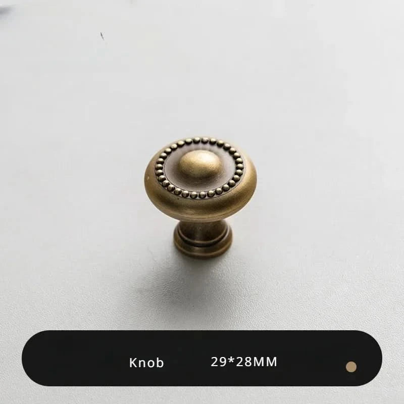 Tinyhob Solid Antique Bronze Pull Brass Cabinet Knobs T Bar Funiture Wardrobe Appliance Handle Long Pull Drawer Handle