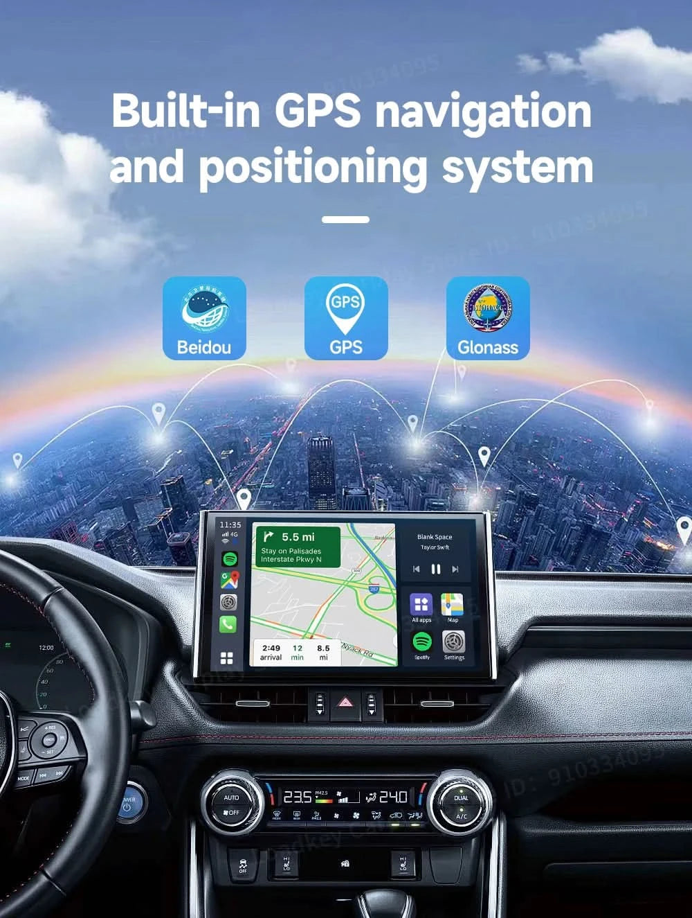 Carlinkit HDMI-Ausgang Auto TV Mate Carplay Qualcomm 6225 8-Core Android Auto Wireless Adapter unterstützt Youtube GPS Split Screen