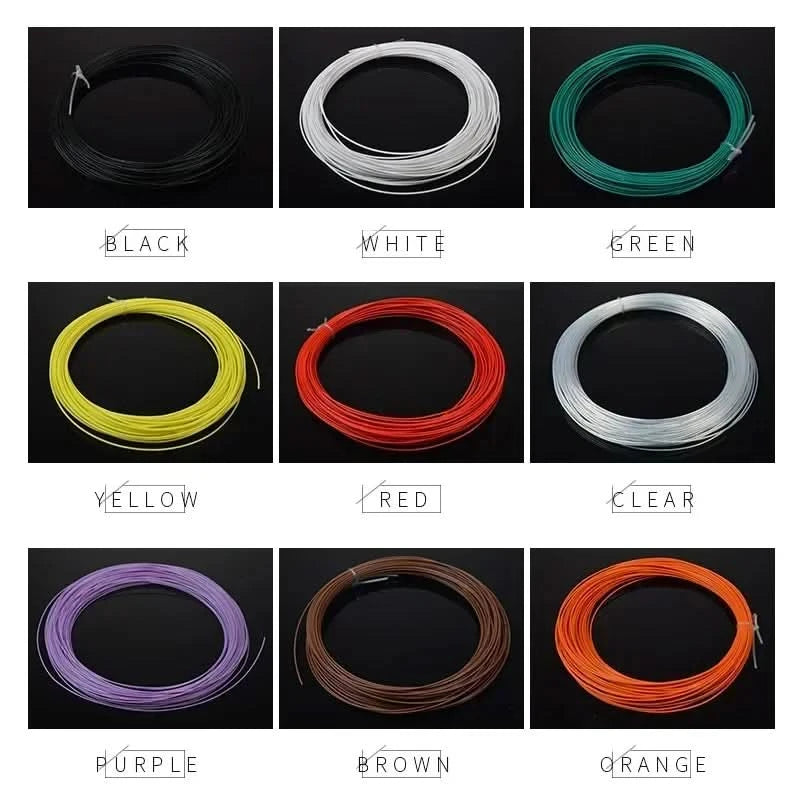 1m Silver Plated FEP Insulated Electronic Wire High Purity OFC 0.05 0.08 0.12 0.2 0.35 0.5 1 2 4 6 10mm HiFi Signal Copper Cable