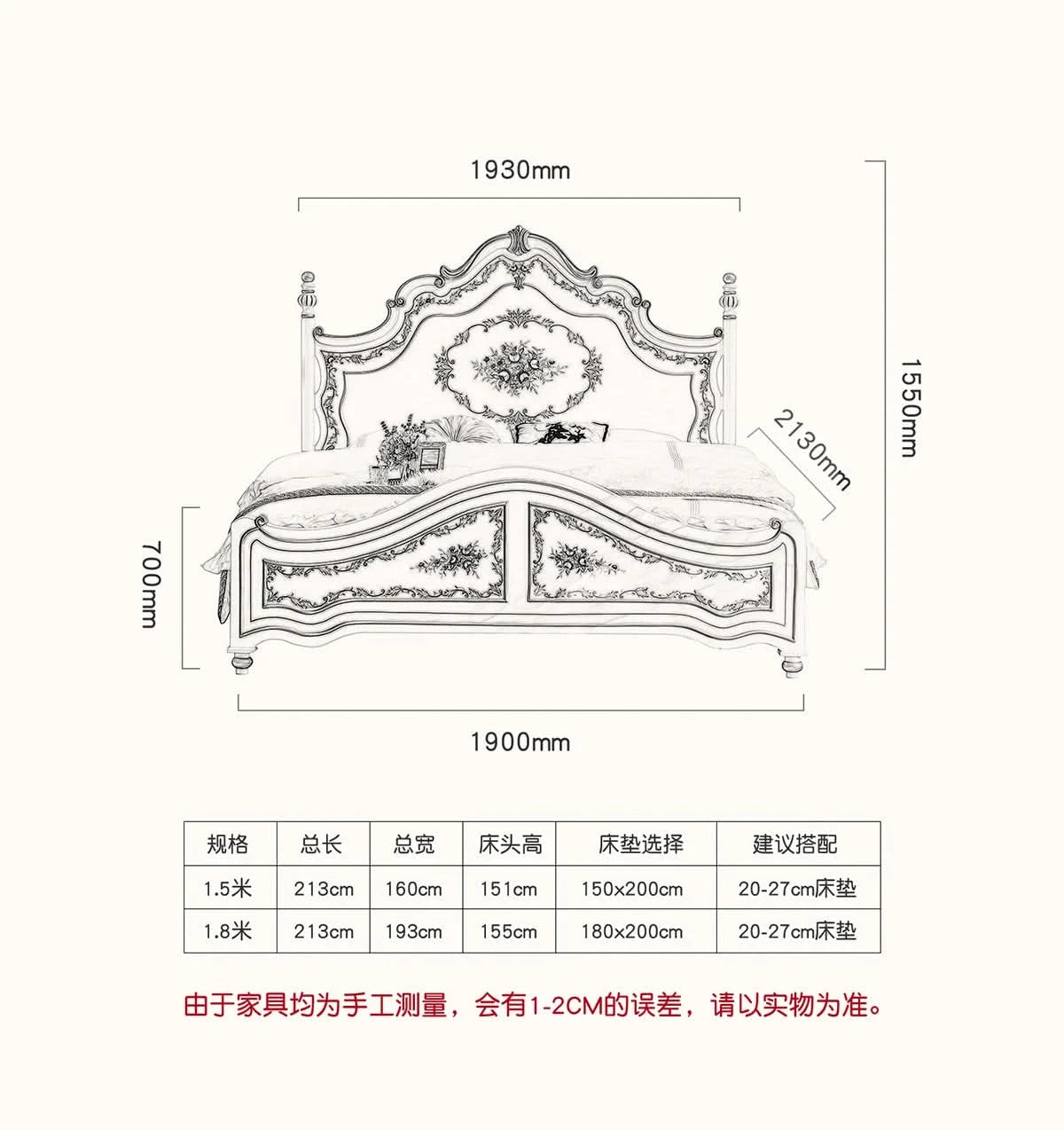 Modern Frame Bed Double King Size Bedroom Beauty European Sleeping Bed Platform Girls Letto Matrimoniale Lounge Suite Furniture