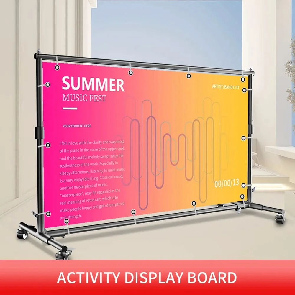 SH 2X2M / 2X3M Background Stand With 4pcs Wheels And 4pcs Fish Clips Photography Backdrop Frame Support For Photo Studio