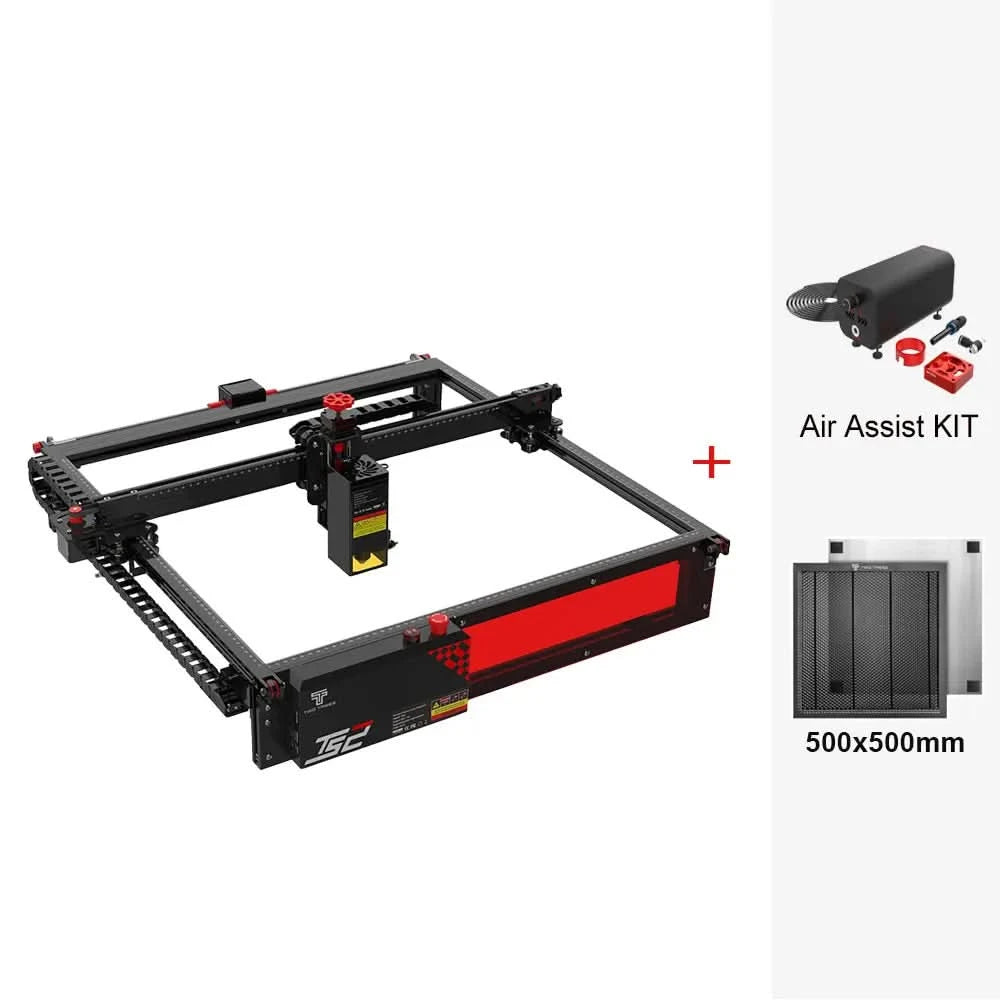 TWOTREES TS2 Metal Laser Engraving Machine 22W Laser Cutting 12mm Wood Acrylic Engraving Size 410*410mm