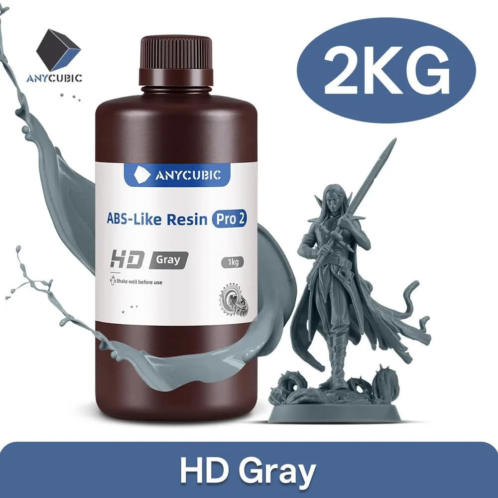 ANYCUBIC Like ABS Pro 2 405nm 3D-Drucker UV-Harz für LCD SLA DLP Drucker schnellhärtendes Flüssigharz in Flasche für Photon Mono 2