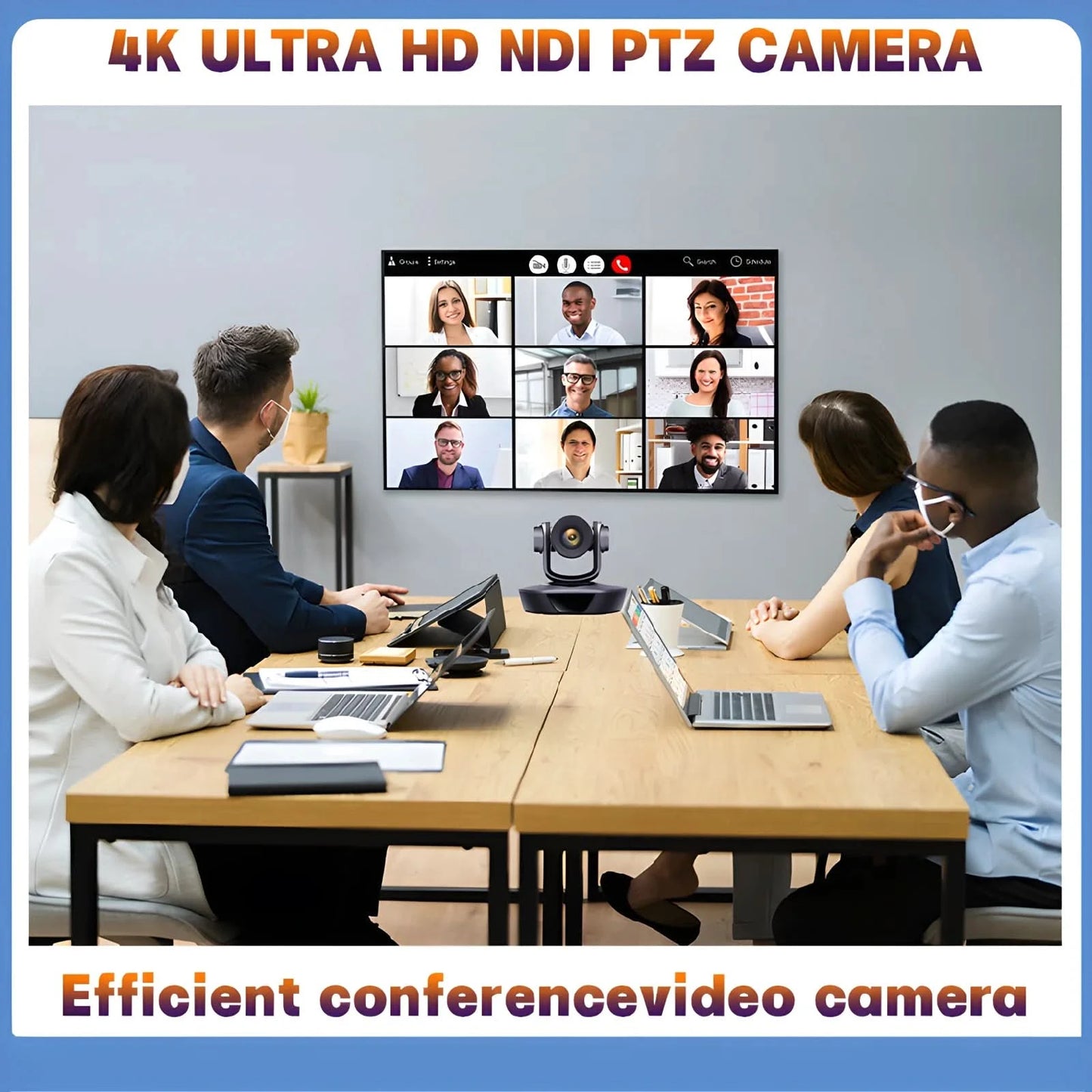 4K PTZ-Kamera mit 10x 20x Zoom, HDMI, SDI, LAN, USB, NDI, POE, 60FPS, 30FPS Videokonferenzkamera zur Unterstützung von Live-Übertragungen in Kirchen