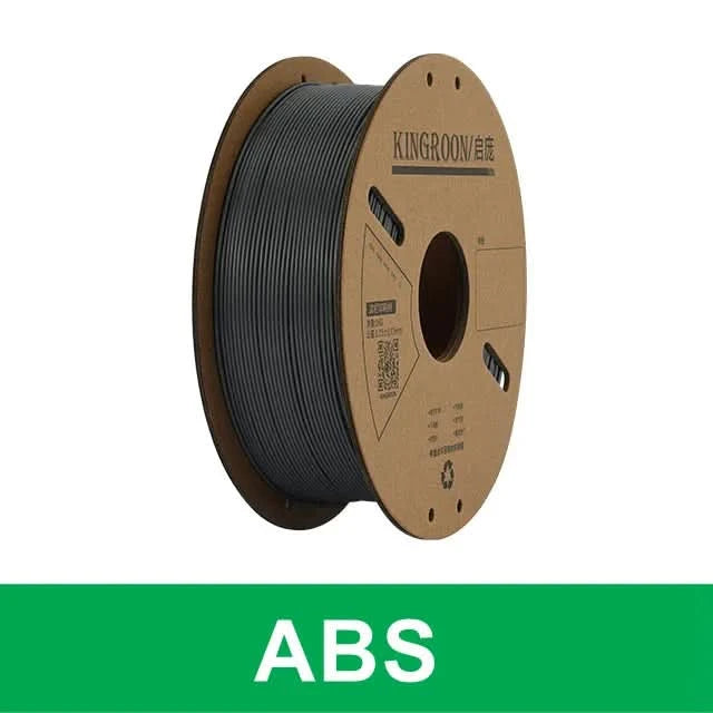 KINGROON Standard 1KG PLA PETG TPU ABS Filament 1.75mm +/- 0.03mm No bubbles 3D Printer Plastic, Random Spool