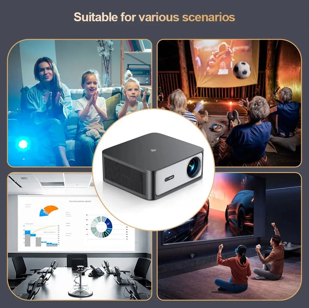 ThundeaL TD98Pro 1080P Full HD Projektor 4K Android WiFi Beamer Autofokus TD98 Pro 3D Smart Heimkino Video Outdoor Projektor
