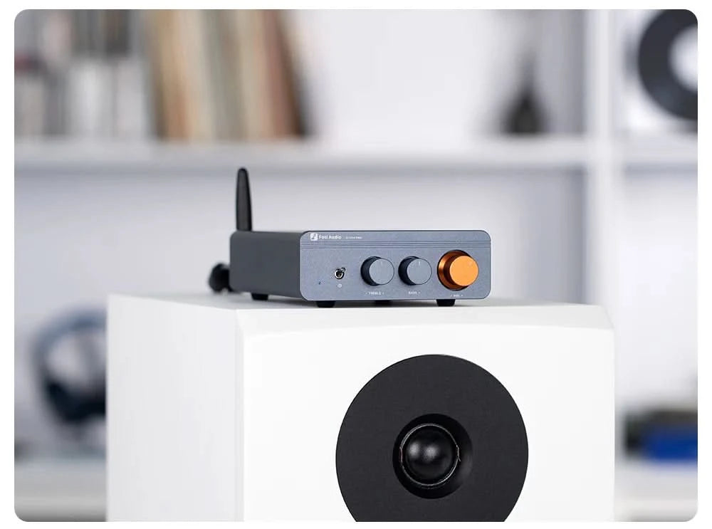 Fosi Audio BT20A Pro TPA3255 Bluetooth Sound-Endstufe 300W x2 Mini HiFi Stereo Class D Verstärker Bass Höhen für Heimkino